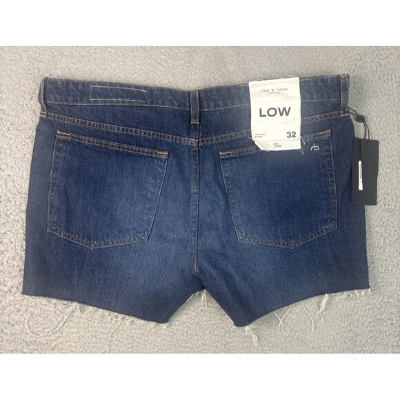 NWT Rag & Bone DRE Cambria Cutoff Fly Shorts Women's Size 32 Relaxed Hip & Thigh - Picture 2 of 10